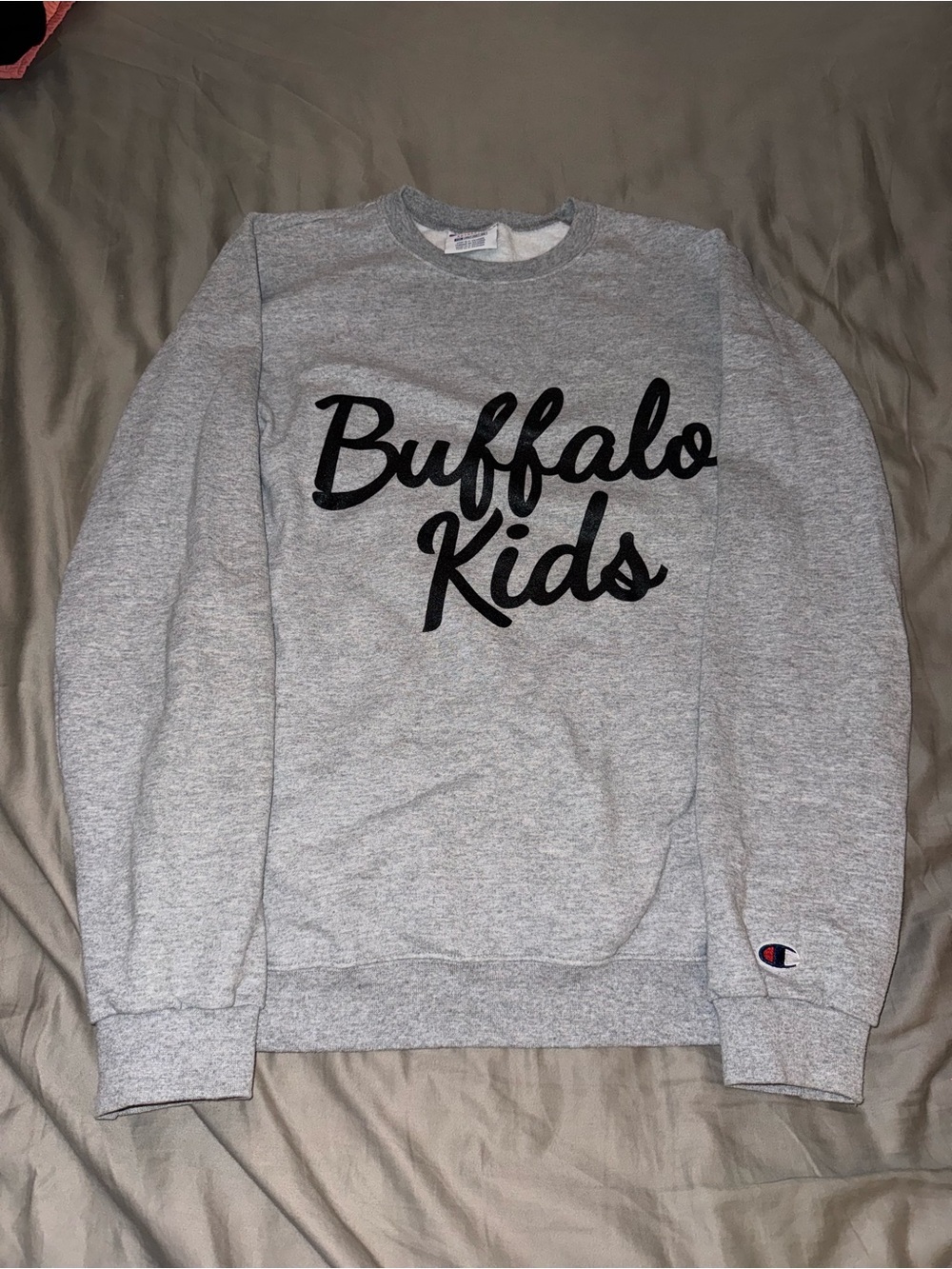 Westside Gunn Buffalo Kids Champion Sweater Gray Youth XL (fits men’s small)